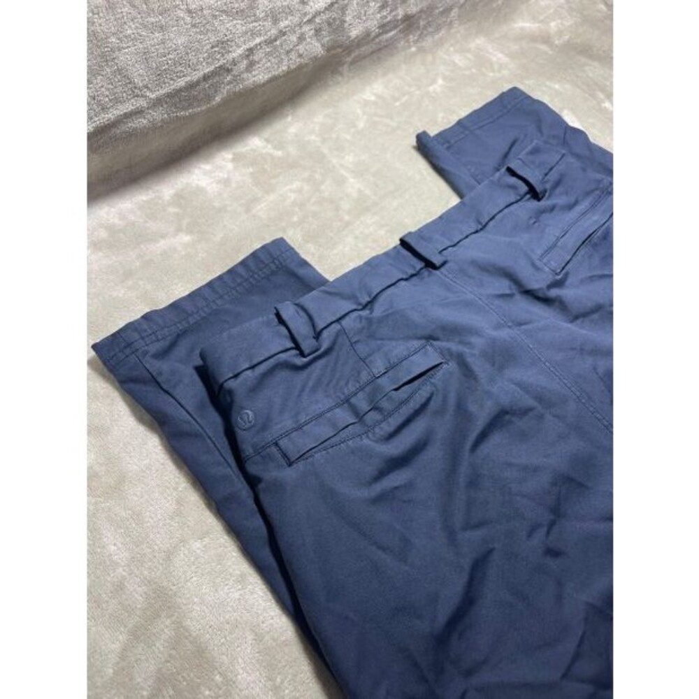 Lululemon Straight Pants Men's Size 34 Blue Slim Casual Performance - Picture 2 of 9